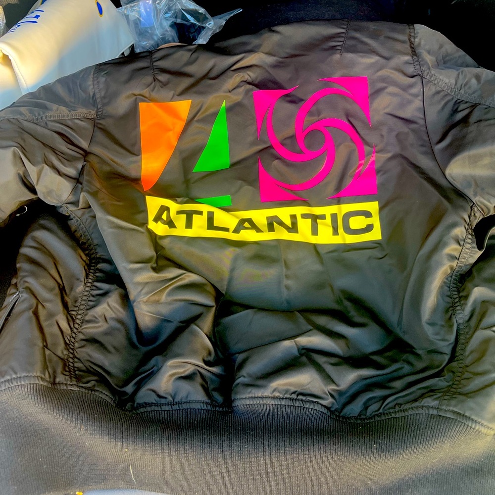 Authentic Limited edition Atlantic records flight jacket